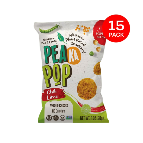 PeaKaPop Veggie Chips – Chili Lime
